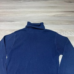Vintage Puritan Shirt Mens Small Long Sleeve Turtle Neck Blue Thermal Base Layer