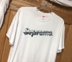 Supreme Chrome Logo Tee White SS20 T-Shirt Size Medium – Made in USA