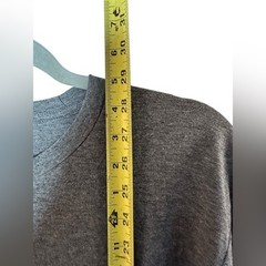 District Perfect Tri Long Sleeve “Rest Day” Graphic Tee Gray XL