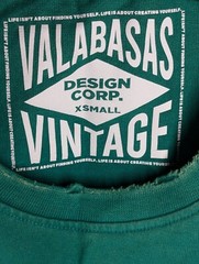 Mens VALABASAS VINTAGE WELLNESS T Shirt Green Size XSmall