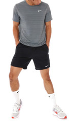 NIKE Miler Short Sleeve Running T-Shirt sz 2XL XX-Large Smoke Gray Reflective
