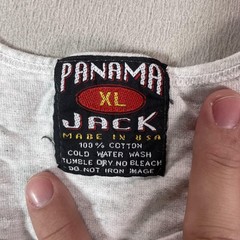 Vintage Panama Jack Shirt Mens XL Gray Florida Map Sailboat Nautical Tank Top