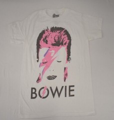 David Bowie Mens Aladdin Sane White T-Shirt New S, M, 2XL