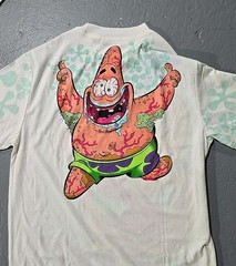 SpongeBob Patrick Disney Cars Lightning McQueen Hybrid Apparel T-SHIRT 2pc (Y)