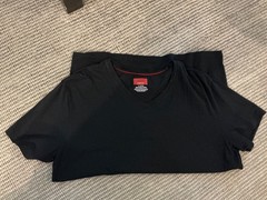 Alfani V-neckline TShirt Men’s XL Black