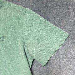 Chaps T-Shirt Mens 2XL Heather Green Embroidered Logo Everyday Wear Casual Tee