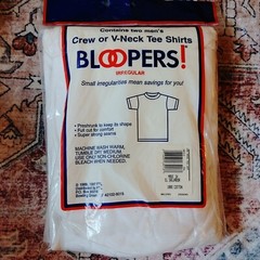 Vintage 1998 FTL Bloopers! Irregular Men’s White Tee Shirts Crew or V-Neck XXL