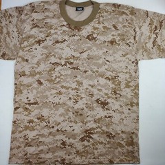 Vintage Fox Outdoor Products Digital Desert Camo T Shirt Single Stitch Sz L