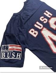 Bush 43 President George W Bush Jersey T-Shirt Gator Adult M Made In USA
