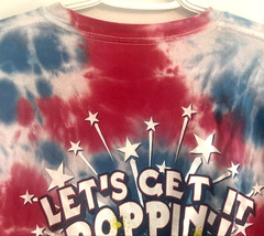 Buc-ee’s 4th July Shirt Mens XL Tie Dye Red White Blue Get It Poppin Bucees Used
