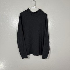 Public Rec Hoodie Shirt Mens Medium Gray Long Sleeve Lightweight Pullover Casual