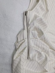 Salt Murphy Julian Top Shirt Mens Medium Sleeveless White Striped