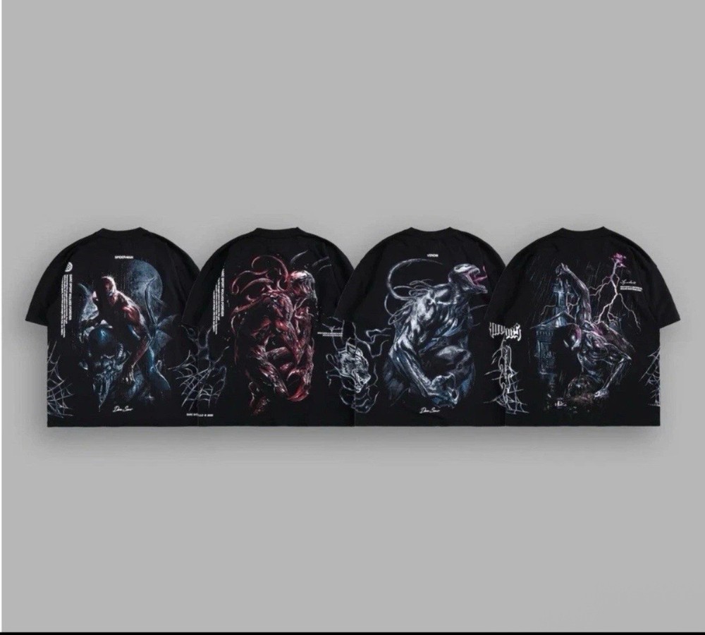 Symbiote V2 “Side By Side” Tee Box Set in Black Size Medium