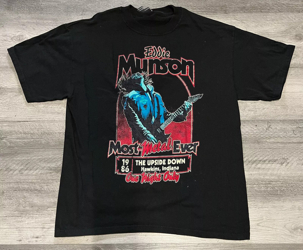 Eddie Munson Most Metal Ever Cotton Shirt Unisex Concert S to 5XL AR130