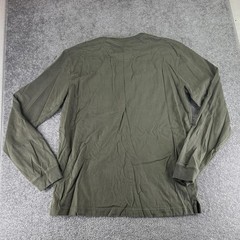 Duluth Long Sleeve Green Longtail T Shirt Untucked Length Standard Fit Mens M