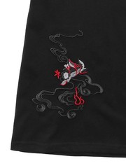 Niepce Japanese Streetwear Embroidery T-shirt Rebirth of the Phoenix Graphic Tee