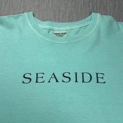The Seaside Style T-Shirt Size XL Teal Blue Comfort Colors Long Sleeve