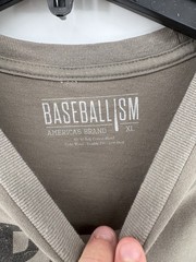 Baseballism Men’s Gray Put The Ball In Play Graphic T-Shirt Size XL