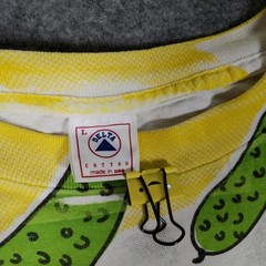 Vtg 90s Andy Griffith Shirt Mens Large AOP The Pickle Story USA Single Stitch TV