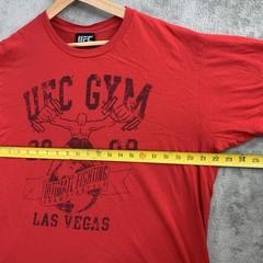 UFC Gym Shirt Mens XL Red Ultimate Fighting Championship Las Vegas 2008 MMA Tee