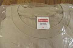 Supreme Stick Tee T-Shirt Size XL Khaki FW25 Supreme New York 2025 Brand New