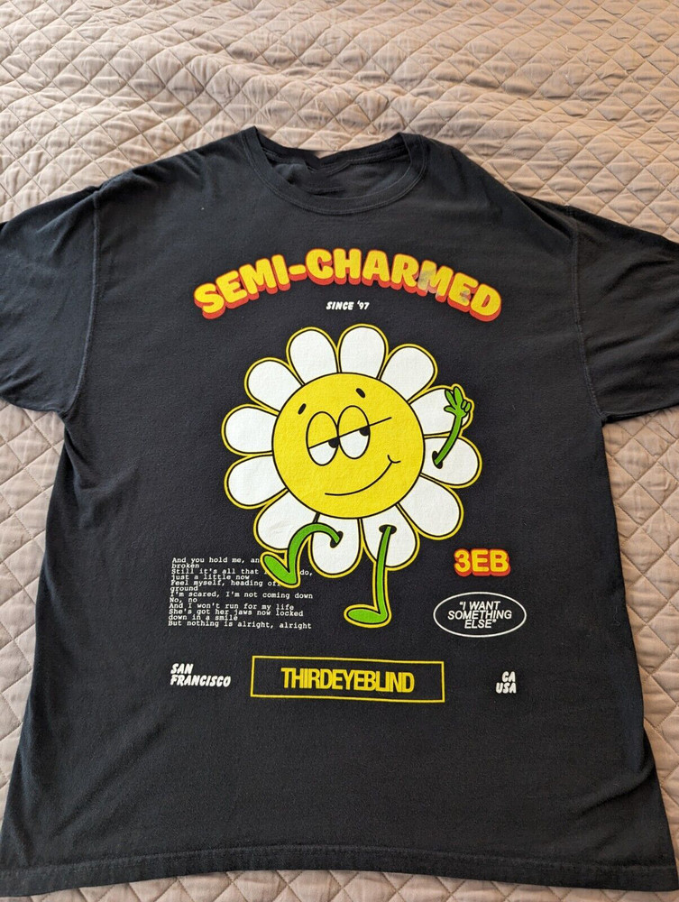 Third Eye Blind Tour Semi Charmed song Unisex T-Shirt Full Size S-345XL