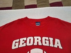 Georgia Bulldogs College Football Red Cotton T-shirt Size 2XL Champs Sports