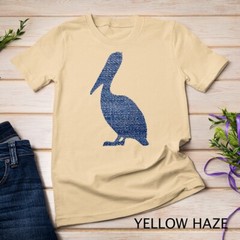 Pelican T Shirt – Denim Blue Jean Texture Unisex T-shirt