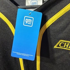Men’s Official GM – Chevrolet Crew T Shirt Black And Yellow – Size M – NWT – Uni