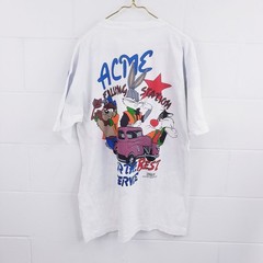 VINTAGE 1994 Looney Tunes Bugs Bunny Taz Sylvester ACME Mechanics T-Shirt