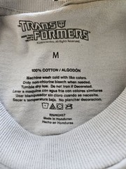 TRANSFORMERS NWT Gen 1 “More Than Meets The Eye” 2009 T-Shirt Men’s Medium Gray