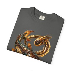 Stained Glass Espresso Meteor Catfish T-Shirt Graphic