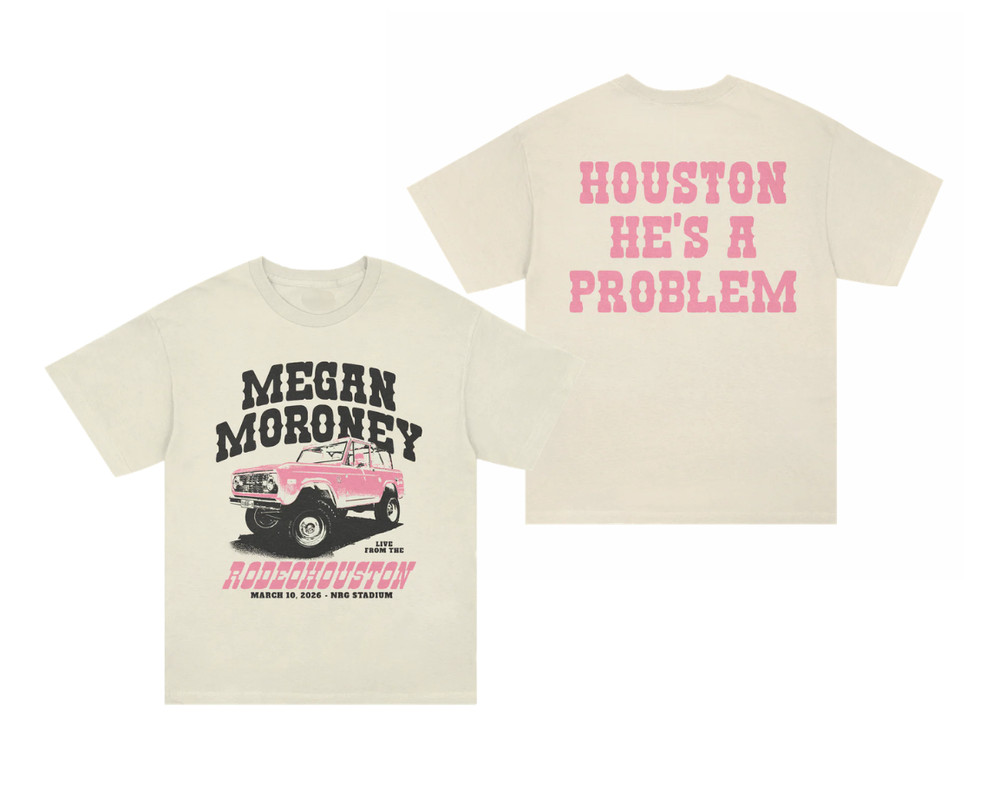 Megan Morony Cloud 9 2026 Tour Houston Rodeo T-Shirt All Size