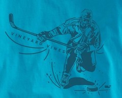 VINEYARD VINES TAKE THE SHOT LS POCKET TEE Size Large MRSP $49.50 NWT