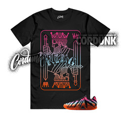 Ja 3 At Dawn Black Total Orange Hyper Pink Baltic Blue T Shirt Match KING