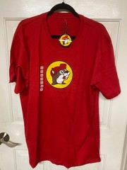 Buc-ees Bucees Main Logo Red T Shirt NWT Size Extra Extra Large