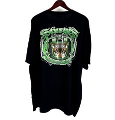 Sturgis Bike Rally 2022 Shirt 3XL Black Double Sided Wolf Graphic 82 Anniversary
