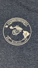 Vintage USMA Hawaii T-Shirt US Marines Military 90s Y2K
