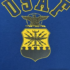 Vintage USAF Shirt Field Maintenance Squadron US Air Force Military USA Made 80s