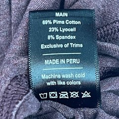 Public Rec Go-To V-Neck Mens L Pima Cotton Stretch Tee T Shirt Burgundy