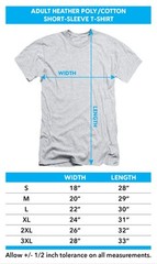 Superman 2025 New Logo Color Unisex Adult Heather T Shirt, Royal, S-3XL