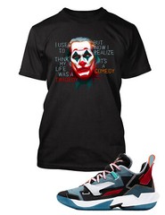 Joker Sneaker Tee Shirt To Match Facetasim Shoe Graphic Comedy Horror tshirt