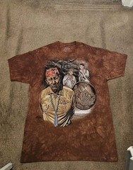 THE MOUNTAIN American Indian Marine Brown Tie Dye T-SHIRT – 2XL