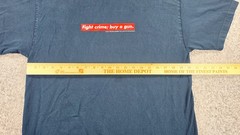 FTP x FUCT THE POPULATION Fight Crime Buy a Gun 2017 SIZE LARGE Shirt SHIPS FAST