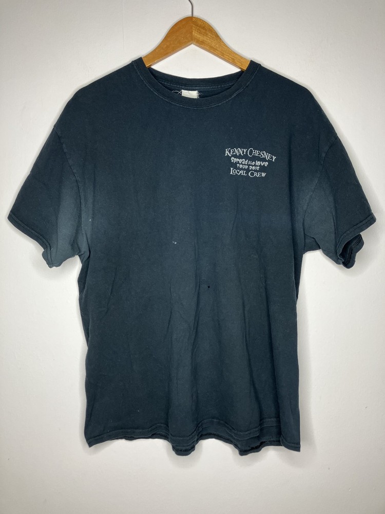 Kenny Chesney Spread The Love Tour 2016 Local Crew T-Shirt Men’s XL Black READ