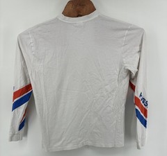 VNTG Y2K Russell Athletic Heritage Antonio Long Sleeve 100% Cotton T-Shirt Large