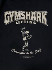 Gymshark Ironworks Oversized Shirt Mens LIFTING Black Small 18” X 25”