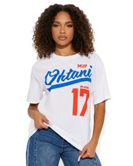 Shohei Ohtani Men’s Shirt MVP Ohtani MLB Players #17 Graphic Print T-Shirt