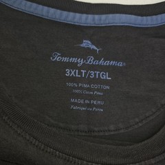TOMMY BAHAMA Men’s 3XLT Black Short Sleeve T-shirt -3079