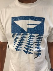 Nike Men’s Flight Basketball 90s White Vintage Loose fit Shirt Tee CD1314